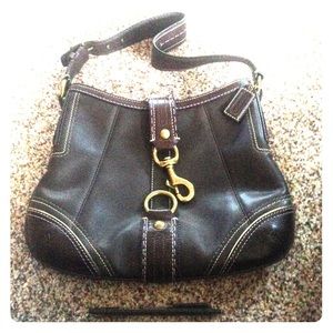 Coach Hampton's Leather Hobo Bag