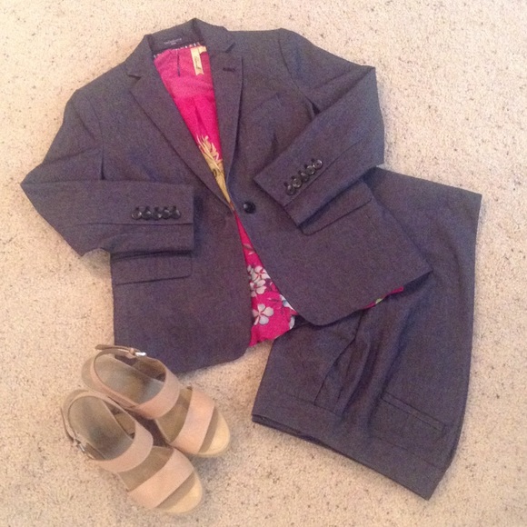 2 Piece Liz Claiborne Denim Suit