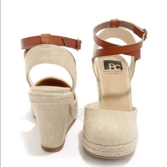 BC Rough & Tough Natural Espadrille Wedges