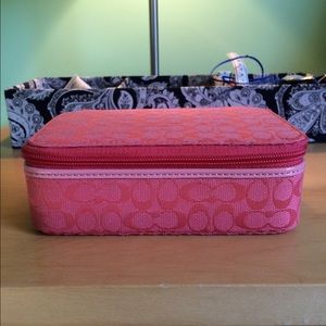 Authentic Coach Travel Jewelery Box
