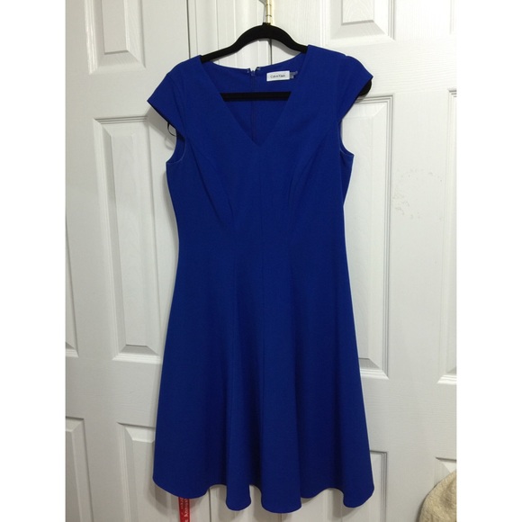 Calvin Klein Royal Blue Dress