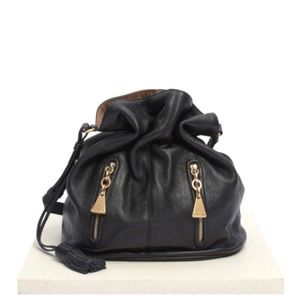 See by Chloe Black Cherry Bucket Bag NWT