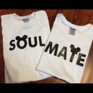 2 soul mate couple shirt