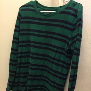 Long sleeved stripe shirt