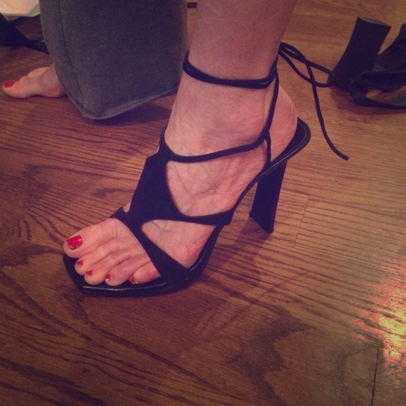 Casadei black heels
