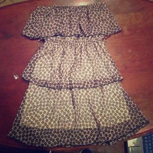 Layered strapless dress!!!