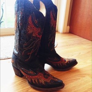 Corral Boots all sequin size 8