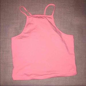 Peach crop top
