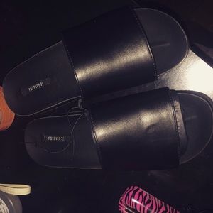 nice new black sandals
