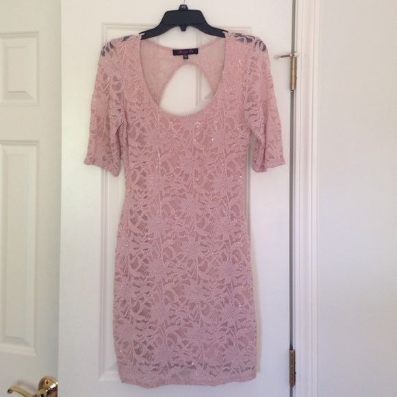 Beautiful, sequin, lace dress