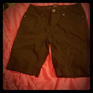 Black shorts