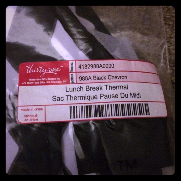 31 lunch break insulated tote/lunch bag