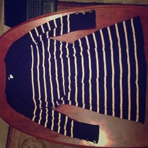 Striped sweater dress