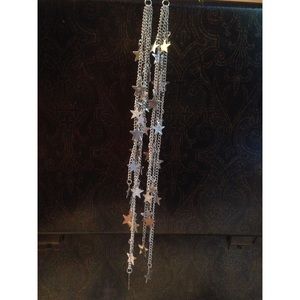 Long statement earrings