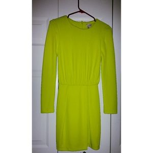 H&M hot yellow Dress