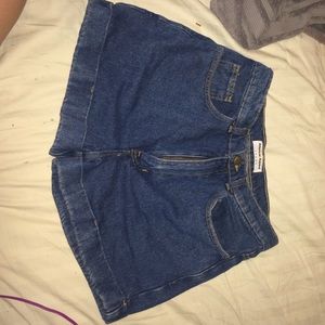 American apparel high waist shorts
