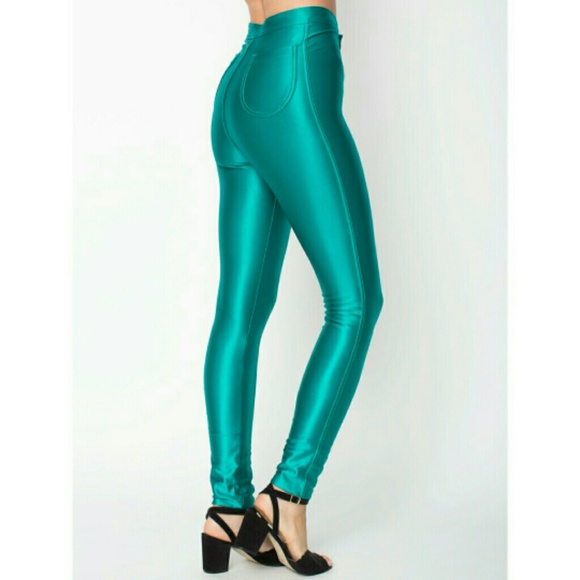 80s turquoise disco pants!