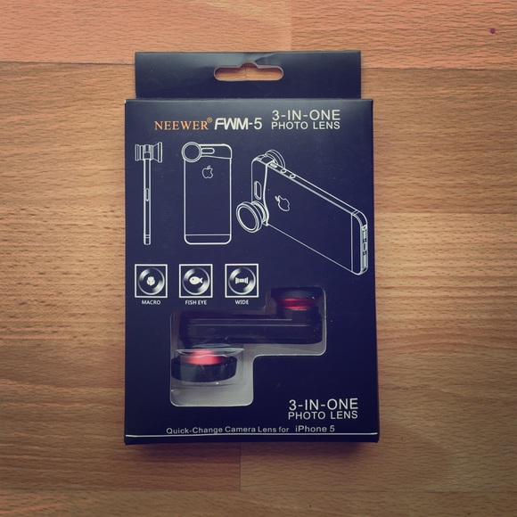 3-IN-ONE FISHEYE photo lens for iPhone 5/5S