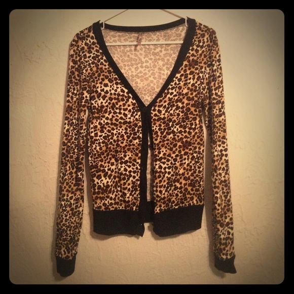 Leopard print cardigan - Picture 1 of 3