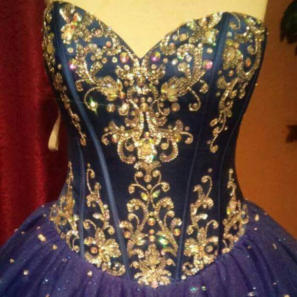 Marys royal blue ballgown