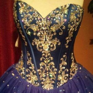 Marys royal blue ballgown