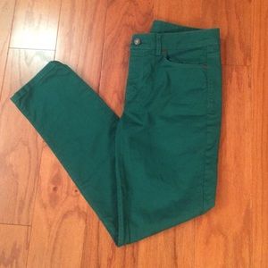 Saved for Sandy. Green skinny jeans +