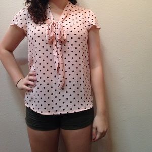Polk-a-dot blouse