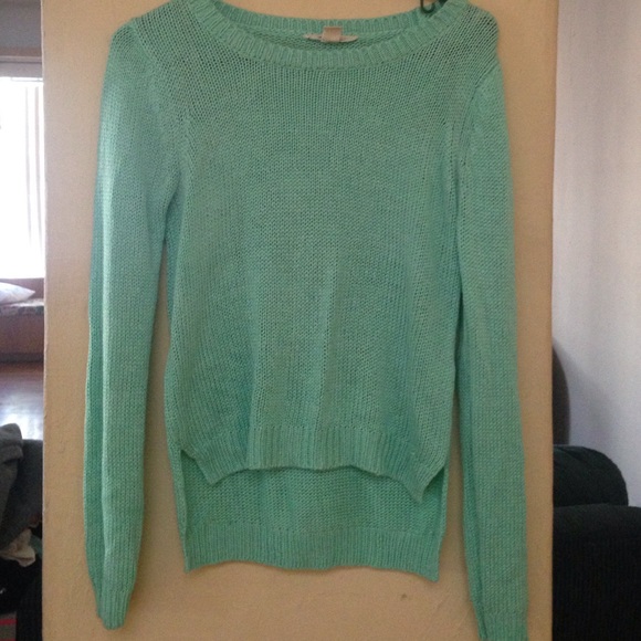 Forever 21 mint sweater