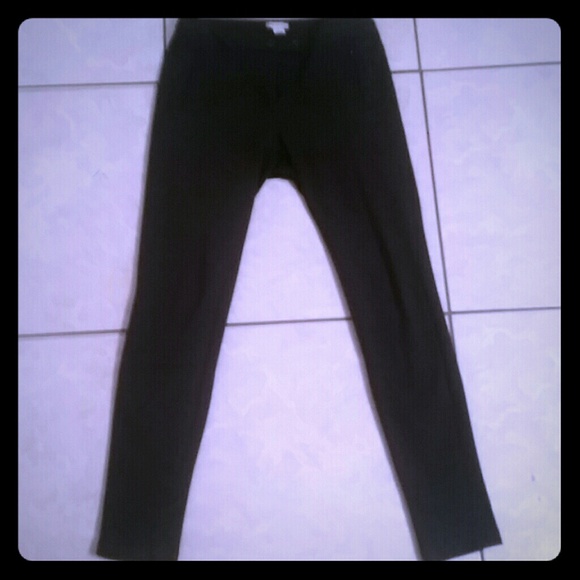 Skinny leg work pants. Navy blue