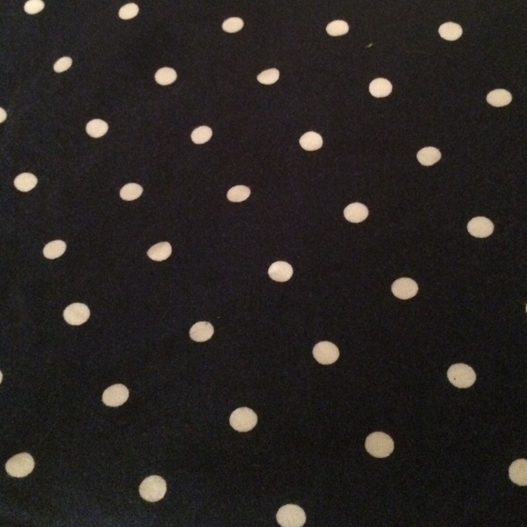 Blue and white polka dot crop top - Picture 2 of 2