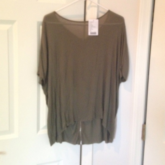 Green oversized shirt