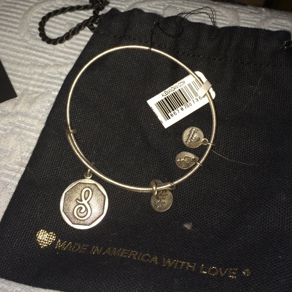 Alex and Ani initial S bracelet