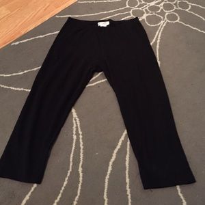 Crop black leggings