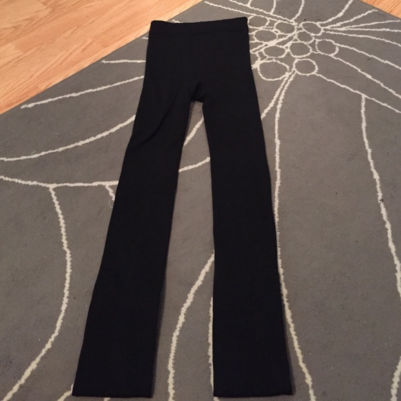 Black fleece lined leggings