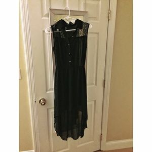 Black Chiffon Dress