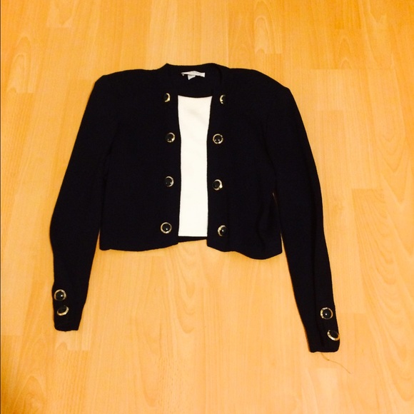 St. John Navy suit coat - Picture 1 of 4