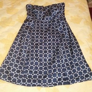 Silky polka dot dress