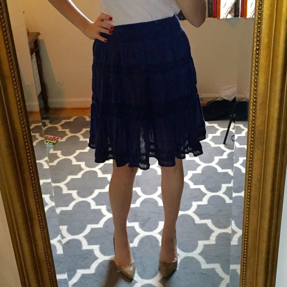 Anthropologie Dresses & Skirts - SALE! Anthropologie Blue Skirt