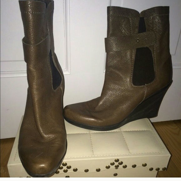 Joan And David Wedge Booties