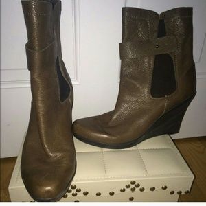 Joan And David Wedge Booties