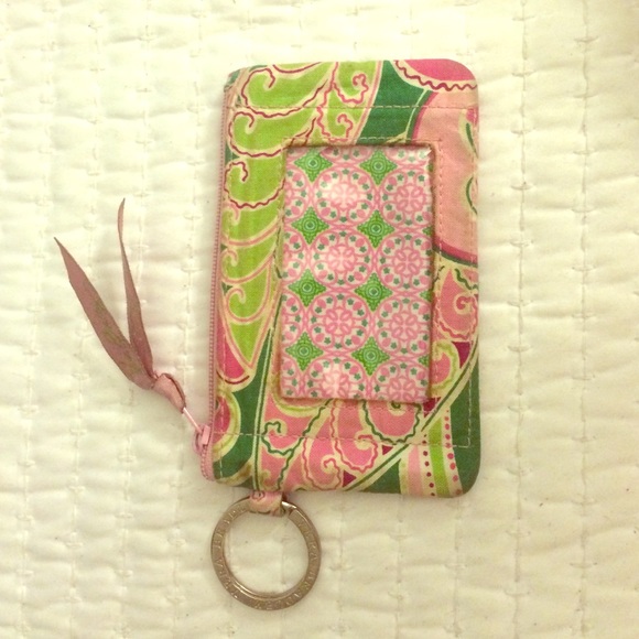 Vera Bradley key chain wallet