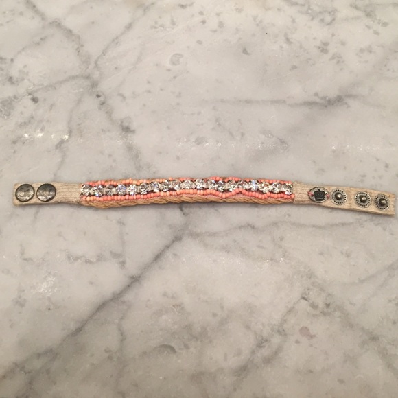 Juicy couture beaded hemp bracelet