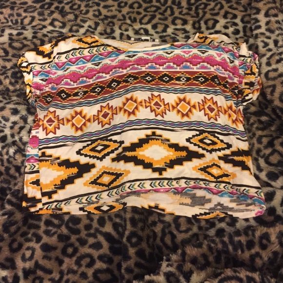 Tribal crop top
