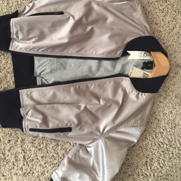 Juicy Couture Jackets & Blazers - Vintage Juicy Couture x Bird Metallic Bomber Jacket Size 2 NWT Y2K