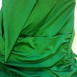 photos of stain on emerald dress
