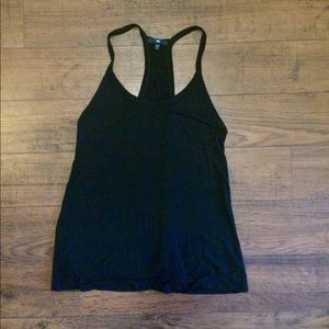 Gap black lightweight sz small racerback tank top