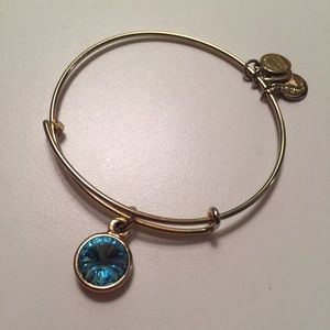 Alex and Ani Gold March Birthstone Bracelet