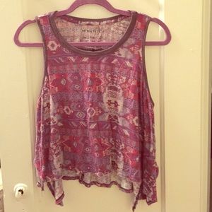 Free people Aztec crop top