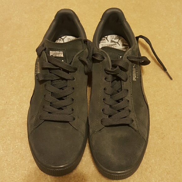 Closing Tonight! Sz9 mens suede gray Puma NWOT - Picture 4 of 4