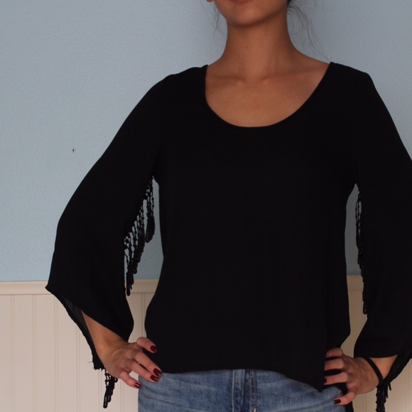 Boho Fringe top